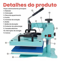 Prensa de Sublimação