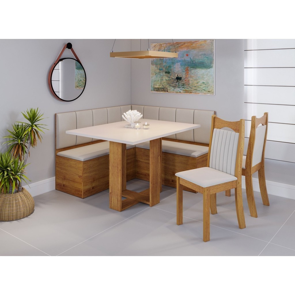 Canto Alemão e Mesa de Jantar