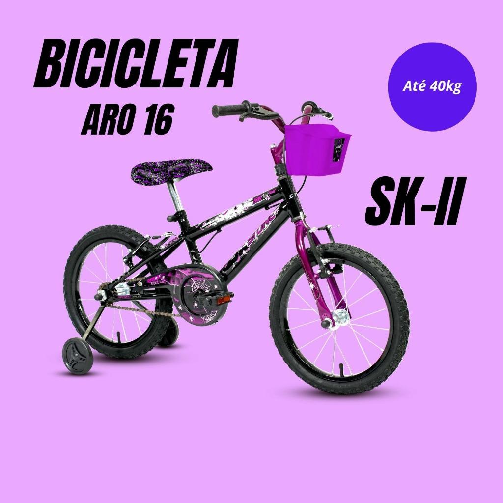 Bicicleta feminina infantil
